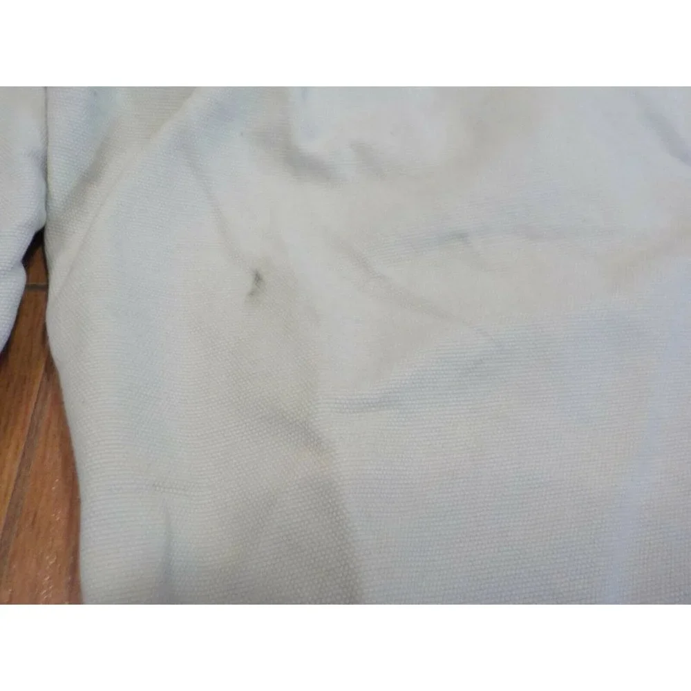 Columbia 6 Pocket Canvas Twill Jeans Off White Mens Size 36 x 29